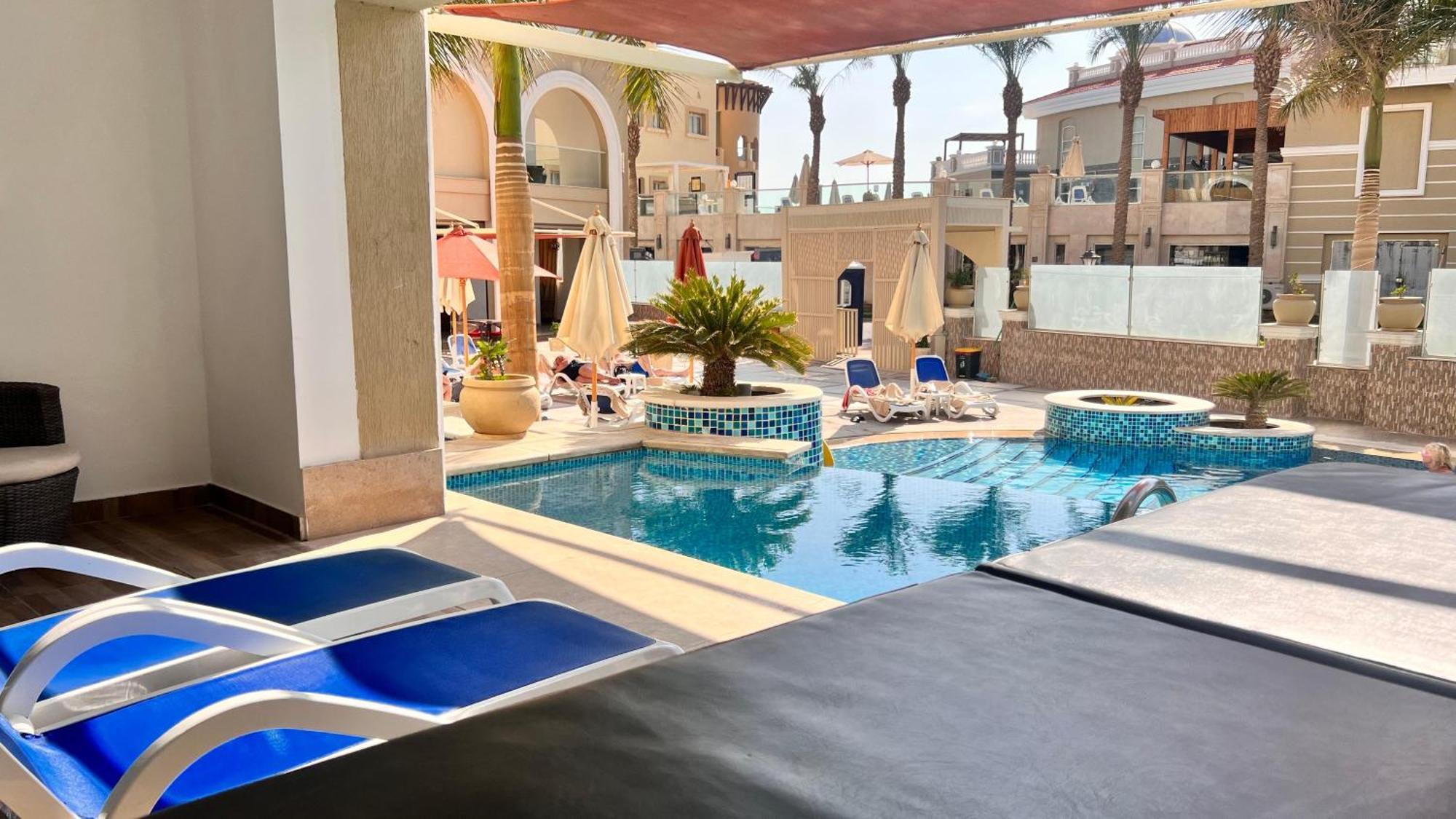 Kaisol Romance Resort Sahl Hasheesh - Adults Only ฮูร์กาดา ภายนอก รูปภาพ The pool at the hotel